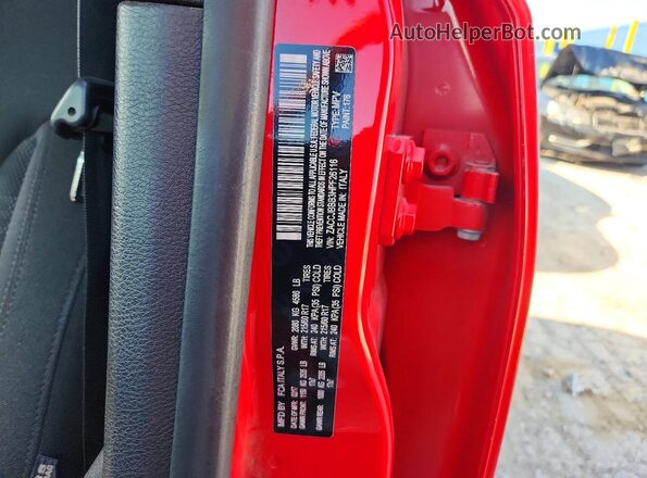ZACCJBBB3HPF26116 2017 JEEP RENEGADE Red Շարժիչի բաժամունքի տեսք