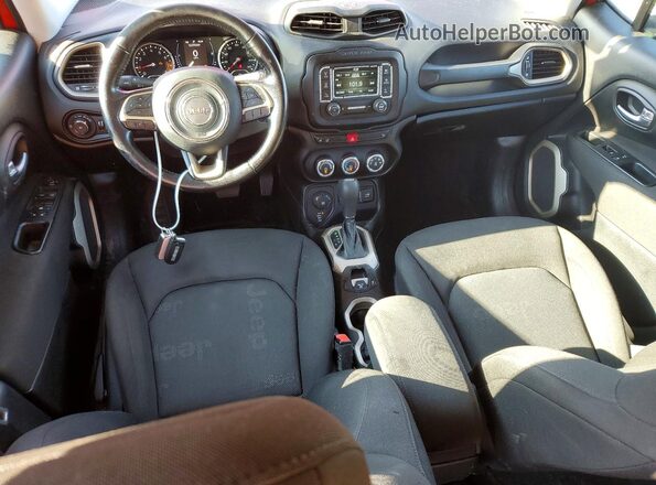 ZACCJBBB3HPF29548 2017 JEEP RENEGADE Красный Вид панели приборов