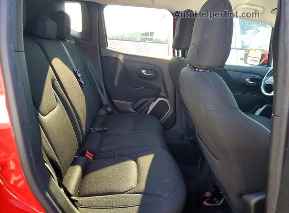 ZACCJBBB3HPF29548 2017 JEEP RENEGADE Красный Вид задней части салона