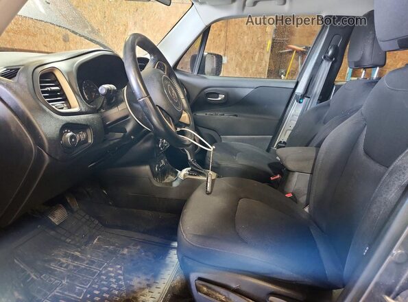 ZACCJBBB3HPF67927 2017 JEEP RENEGADE Gray წინა სალონის ხედი
