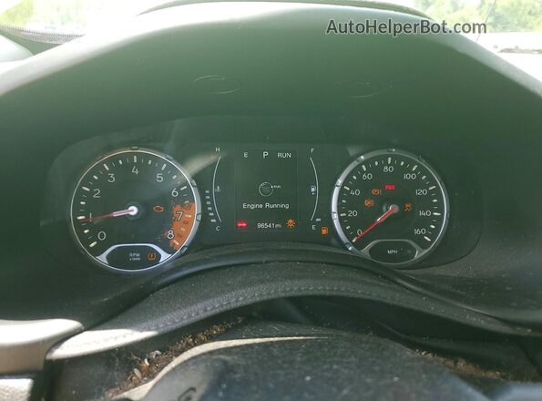 ZACCJBBB4HPF49632 2017 JEEP RENEGADE Green Instrument cluster view