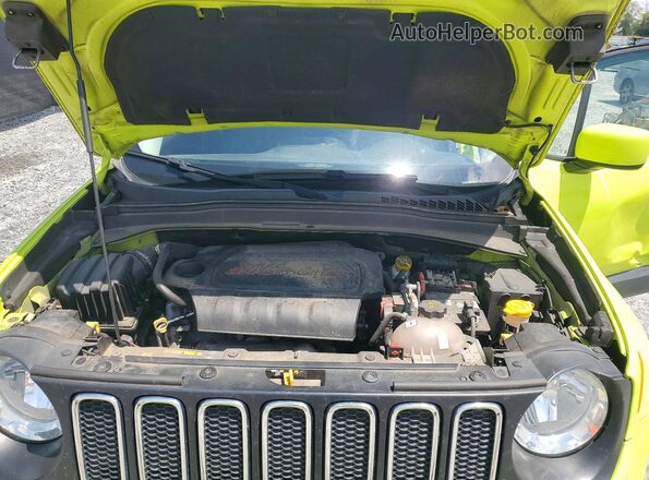 ZACCJBBB4HPF49632 2017 JEEP RENEGADE Green Engine compartment view