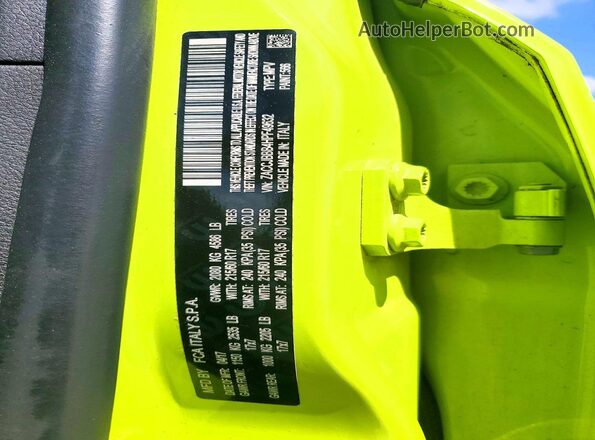 ZACCJBBB4HPF49632 2017 JEEP RENEGADE Green VIN sticker view