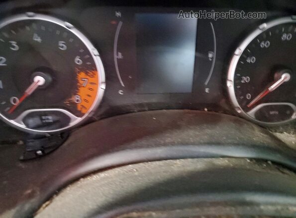 ZACCJBBB5HPF50739 2017 JEEP RENEGADE Red Instrument cluster view