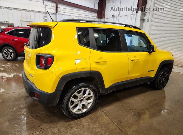 ZACCJBBB5HPF62146 2017 JEEP RENEGADE Yellow Trasero derecho