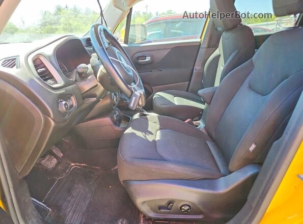 ZACCJBBB5HPF62146 2017 JEEP RENEGADE Yellow Vista interior delantera