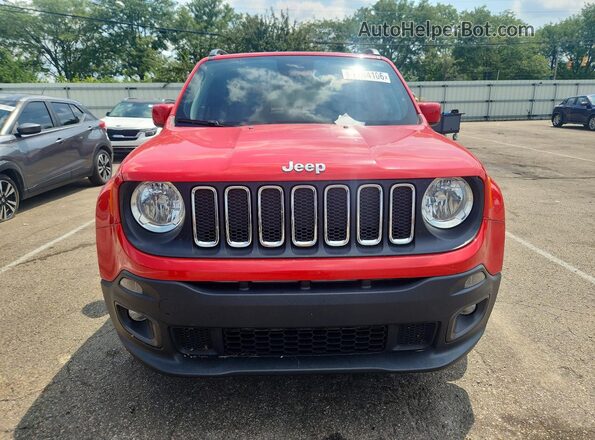 ZACCJBBB5JPH12715 2018 JEEP RENEGADE Red Widok z przodu