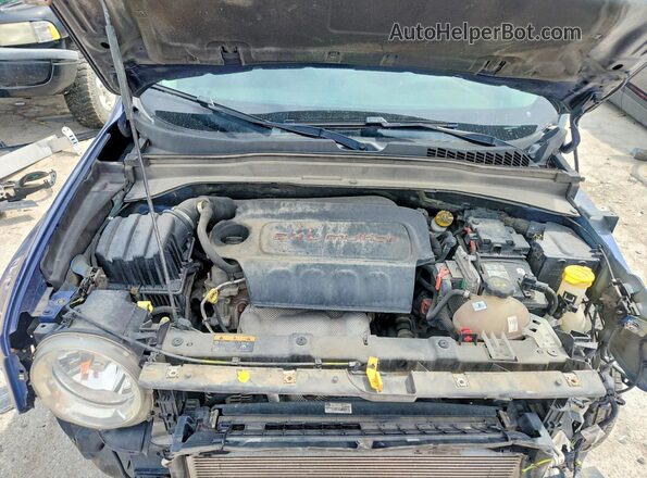 ZACCJBBB6HPF08290 2017 JEEP RENEGADE Синий Вид подкапотного пространства