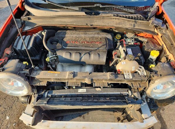 ZACCJBBB7HPE71878 2017 JEEP RENEGADE Orange Vista del compartimento del motor