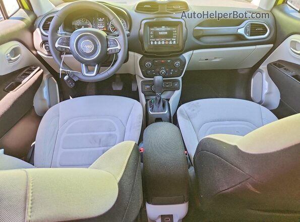 ZACCJBBB7JPH41018 2018 JEEP RENEGADE Green Vista del salpicadero