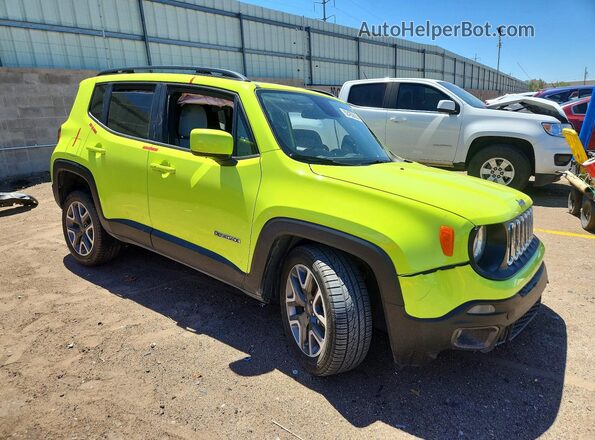 ZACCJBBB7JPH41018 2018 JEEP RENEGADE Green Delantero derecho