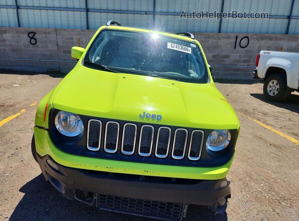 ZACCJBBB7JPH41018 2018 JEEP RENEGADE Green Vista frontal