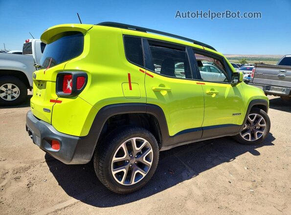 ZACCJBBB7JPH41018 2018 JEEP RENEGADE Green Trasero derecho