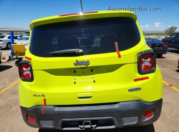 ZACCJBBB7JPH41018 2018 JEEP RENEGADE Green Vista trasera