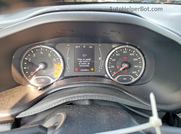 ZACCJBBB8HPE89001 2017 JEEP RENEGADE Угольный Вид щитка приборов