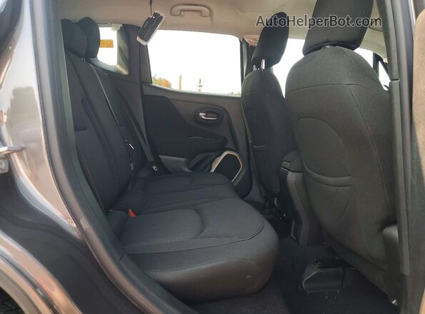 ZACCJBBB8HPE89001 2017 JEEP RENEGADE Угольный Вид задней части салона