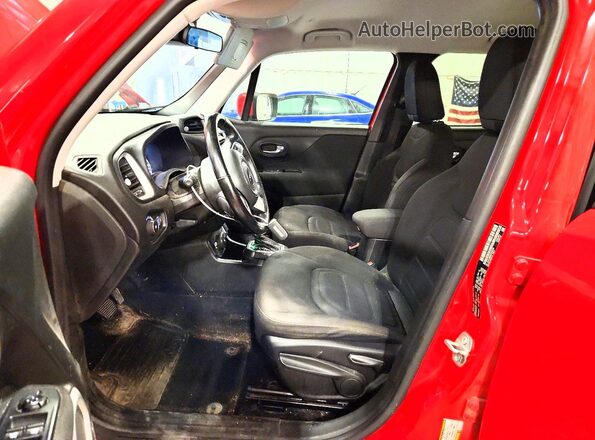 ZACCJBBB8JPH67255 2018 JEEP RENEGADE Red Widok wnętrza z przodu