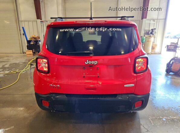 ZACCJBBB8JPH67255 2018 JEEP RENEGADE Red Widok z tyłu