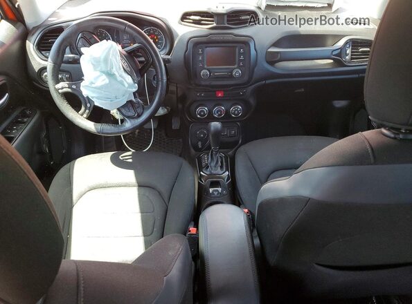 ZACCJBBB9HPF02922 2017 JEEP RENEGADE Orange Dashboard view