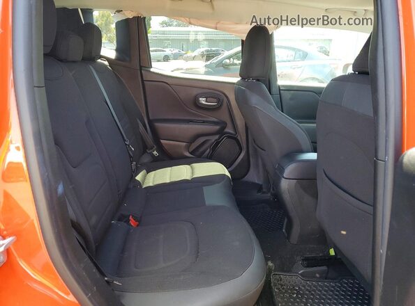 ZACCJBBB9HPF02922 2017 JEEP RENEGADE Orange Rear interior view