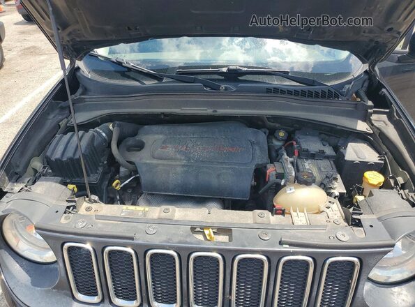 ZACCJBBB9HPF25410 2017 JEEP RENEGADE Black Vista del compartimento del motor