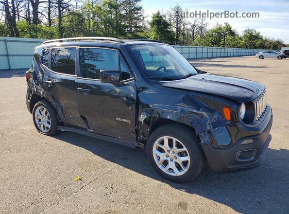 ZACCJBBB9HPF47522 2017 JEEP RENEGADE Черный Передняя правая четверть