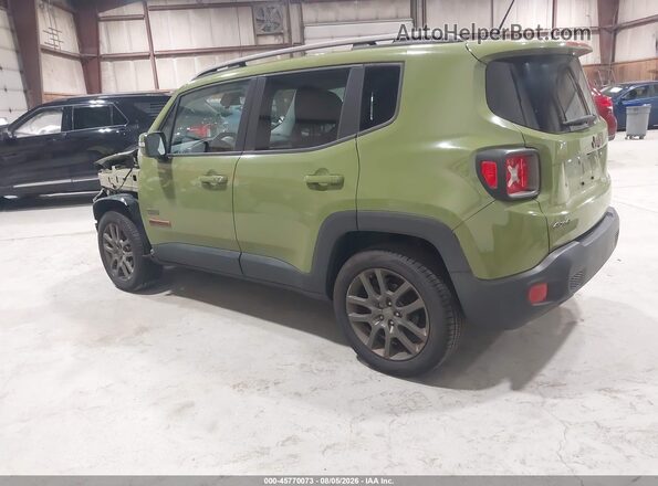 ZACCJBBT0GPD07587 2016 JEEP RENEGADE Green Հետևի ձախ