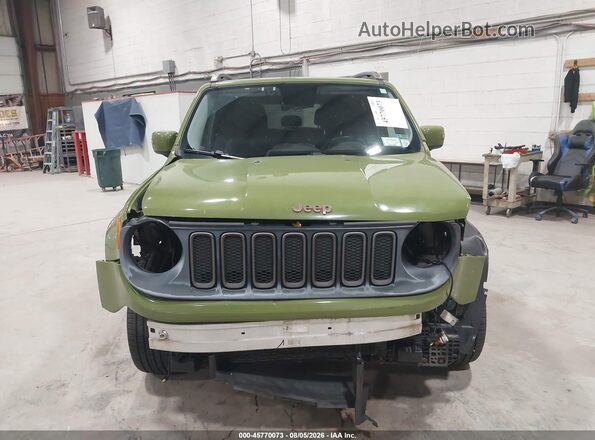 ZACCJBBT0GPD07587 2016 JEEP RENEGADE Green Սալոնի հետևի տեսք