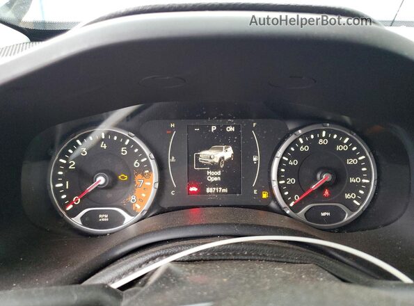ZACCJBBT0GPD12904 2016 JEEP RENEGADE Gray Вид щитка приладів
