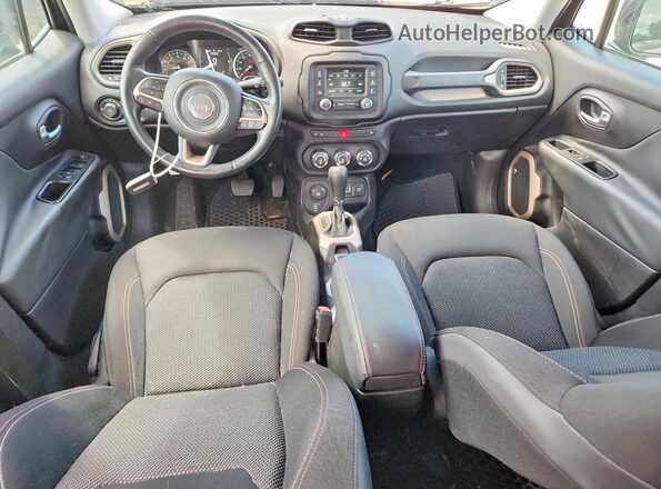 ZACCJBBT0GPD62010 2016 JEEP RENEGADE Black Widok deski rozdzielczej