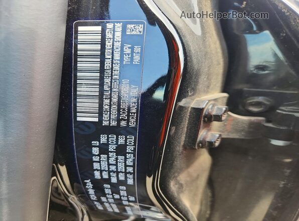 ZACCJBBT0GPD62010 2016 JEEP RENEGADE Black Widok naklejki z numerem VIN