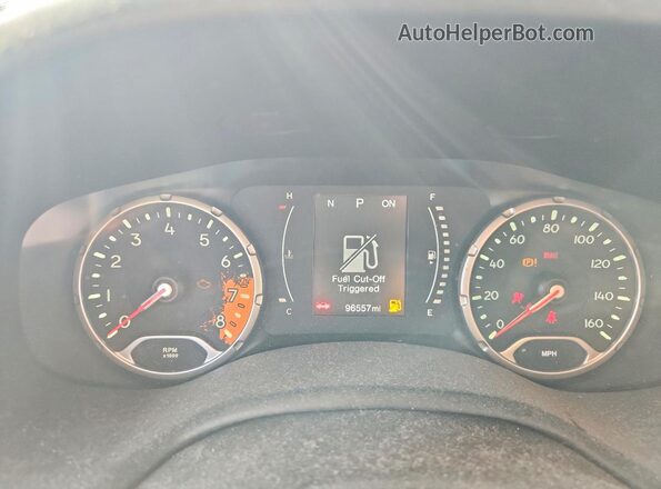 ZACCJBBT0GPD90843 2016 JEEP RENEGADE White Սարքավորումների վահանակի տեսք