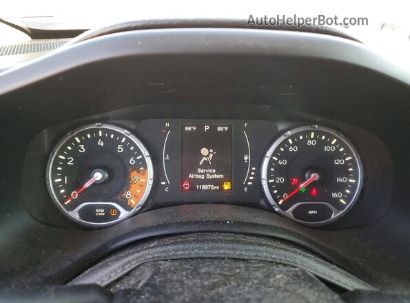 ZACCJBBT2GPD24794 2016 JEEP RENEGADE White ხელსაწყოთა პანელის ხედი
