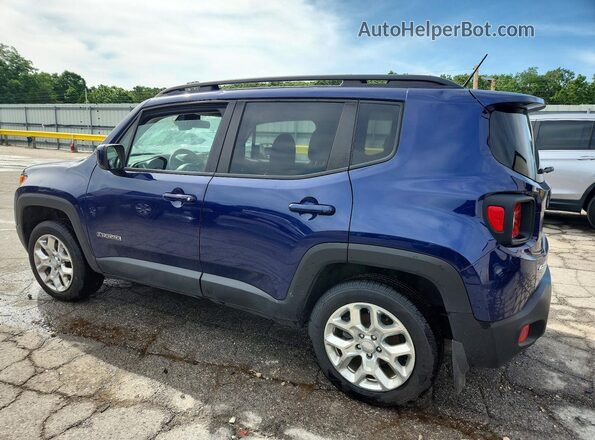 ZACCJBBT2GPE10106 2016 JEEP RENEGADE Blue Trasero izquierdo