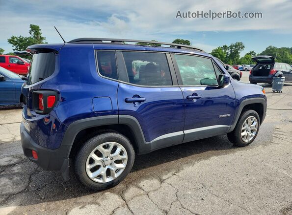 ZACCJBBT2GPE10106 2016 JEEP RENEGADE Blue Trasero derecho
