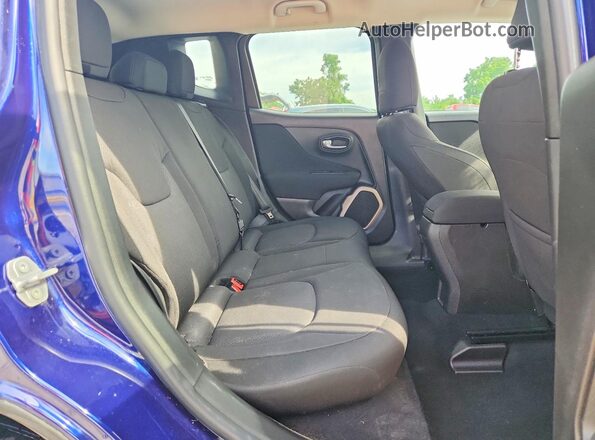 ZACCJBBT2GPE10106 2016 JEEP RENEGADE Blue Vista de los asientos traseros