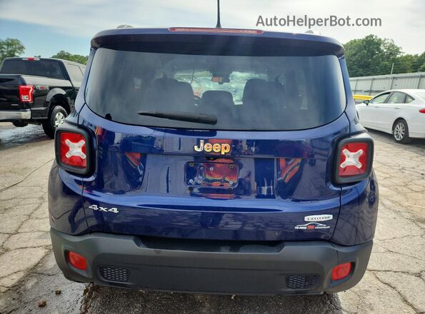 ZACCJBBT2GPE10106 2016 JEEP RENEGADE Blue Vista trasera