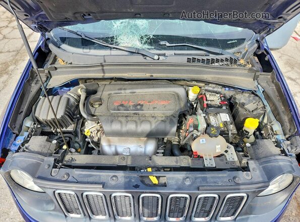 ZACCJBBT2GPE10106 2016 JEEP RENEGADE Blue Vista interior trasera