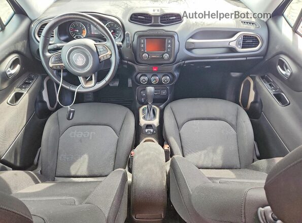 ZACCJBBT2GPE10106 2016 JEEP RENEGADE Blue Vista del salpicadero
