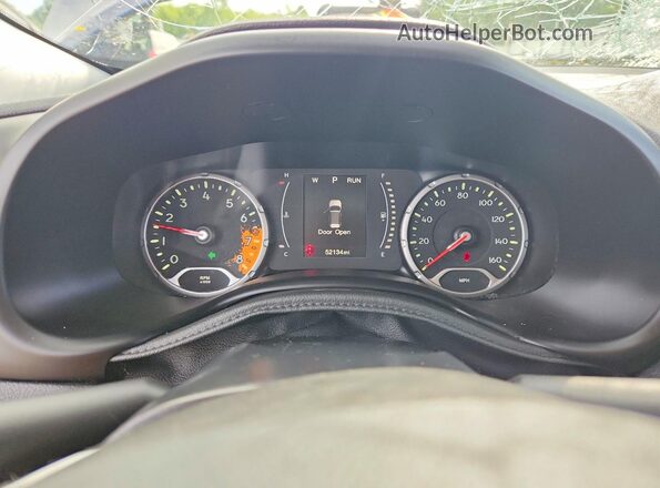 ZACCJBBT2GPE10106 2016 JEEP RENEGADE Blue Vista del cuadro de instrumentos