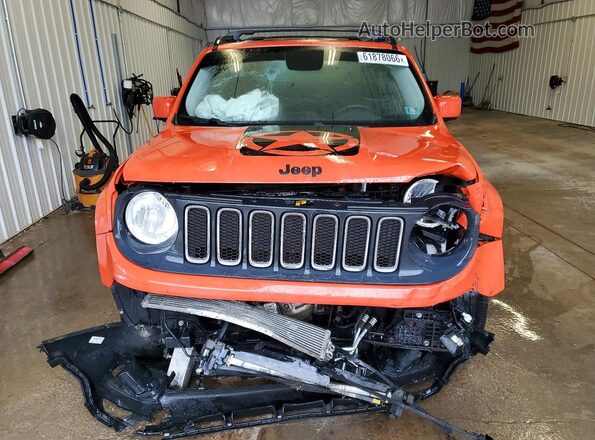 ZACCJBBT3GPD01069 2016 JEEP RENEGADE Orange Դիմացի տեսք