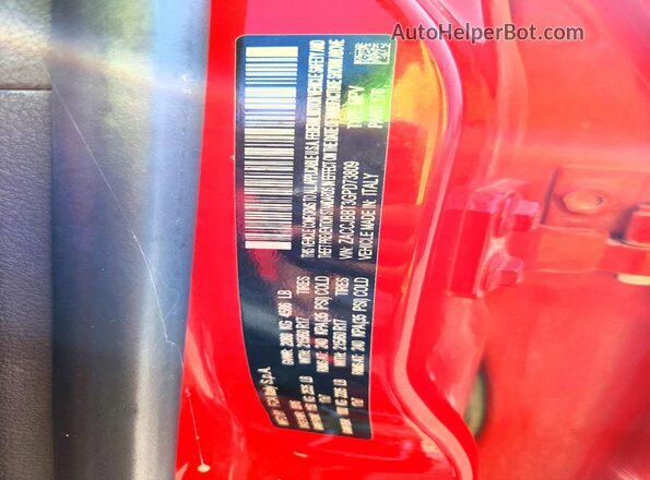 ZACCJBBT3GPD73809 2016 JEEP RENEGADE Red Շարժիչի բաժամունքի տեսք