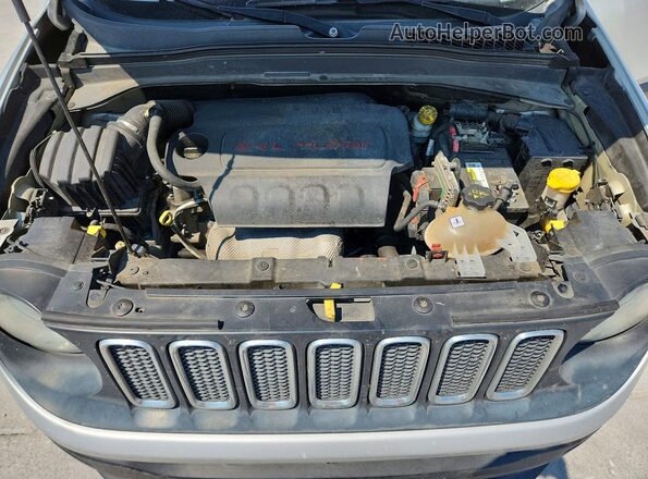 ZACCJBBT3GPD90190 2016 JEEP RENEGADE Серебряный Вид задней части салона