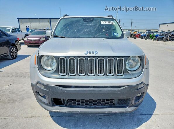 ZACCJBBT3GPD90190 2016 JEEP RENEGADE Серебряный Вид спереди