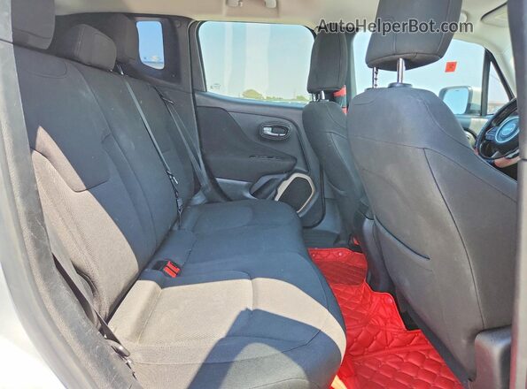 ZACCJBBT3GPD90190 2016 JEEP RENEGADE Серебряный Вид задних сидений