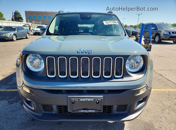 ZACCJBBT4GPC86369 2016 JEEP RENEGADE Серый Вид спереди