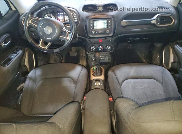 ZACCJBBT4GPE39252 2016 JEEP RENEGADE Белый Вид панели приборов