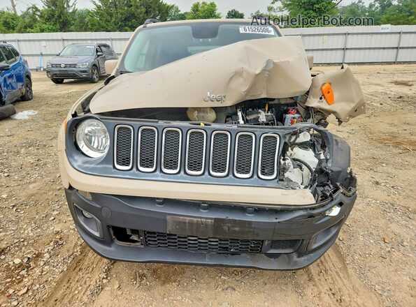 ZACCJBBT7GPD09255 2016 JEEP RENEGADE Tan წინა ხედი