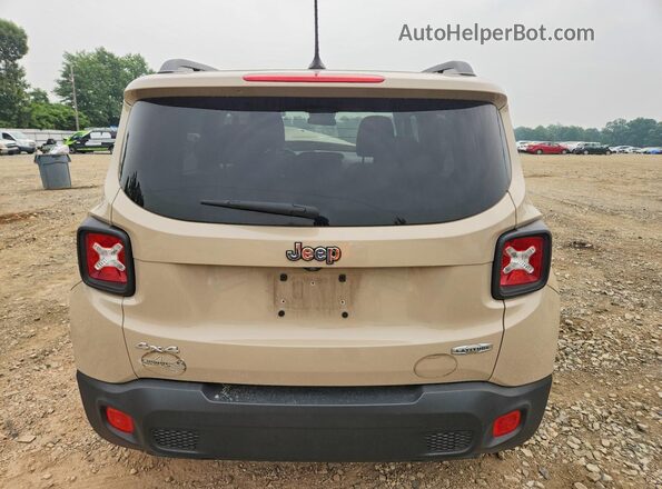 ZACCJBBT7GPD09255 2016 JEEP RENEGADE Tan უკანა ხედი