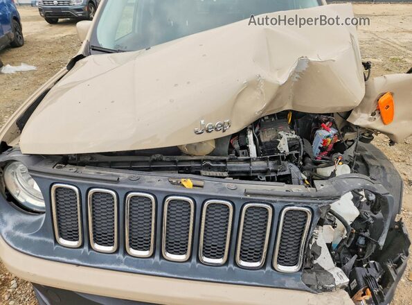 ZACCJBBT7GPD09255 2016 JEEP RENEGADE Tan უკანა სალონის ხედი